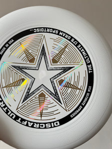 White ultra-star frisbee disc | Pancit Sports